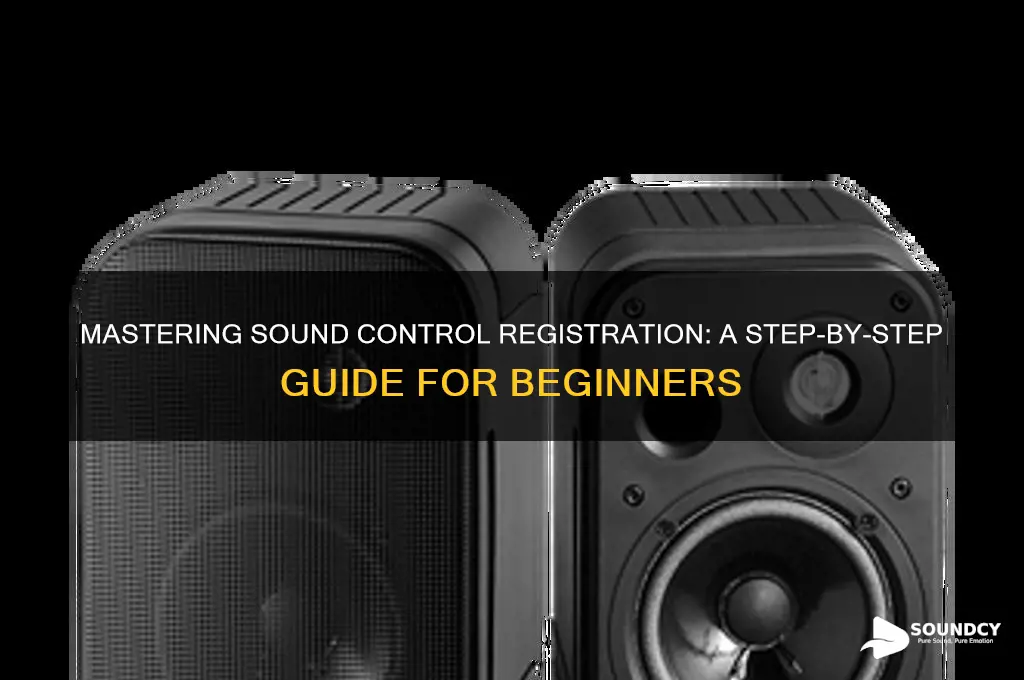 how to register sound control