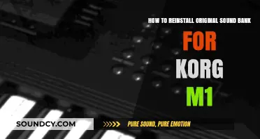 Reviving Retro Beats: Reinstall the Original Sound Bank for Korg M1