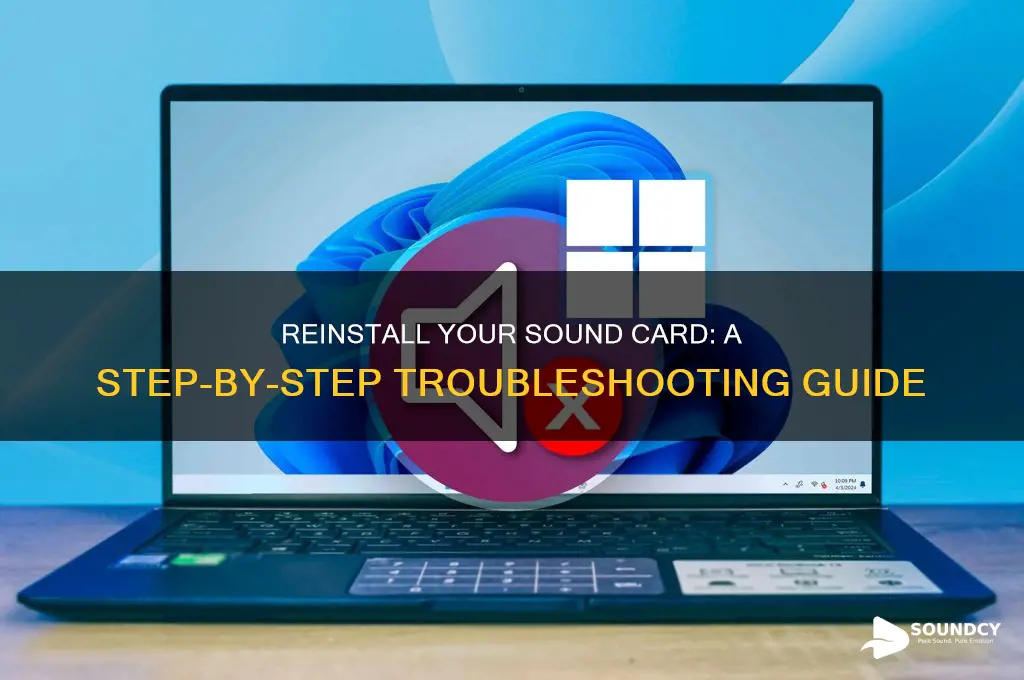 how to reinstall sound card