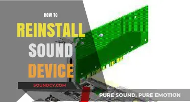 Reinstall Your Sound Device: A Step-by-Step Troubleshooting Guide