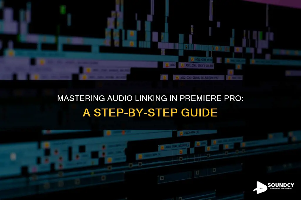 how to relink sound to clip in premire pro