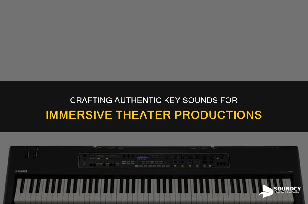 how to remake the sound of keys for theater