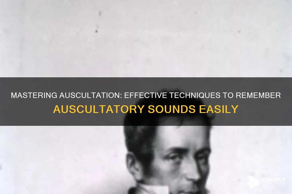 how to remember auscultory sounds