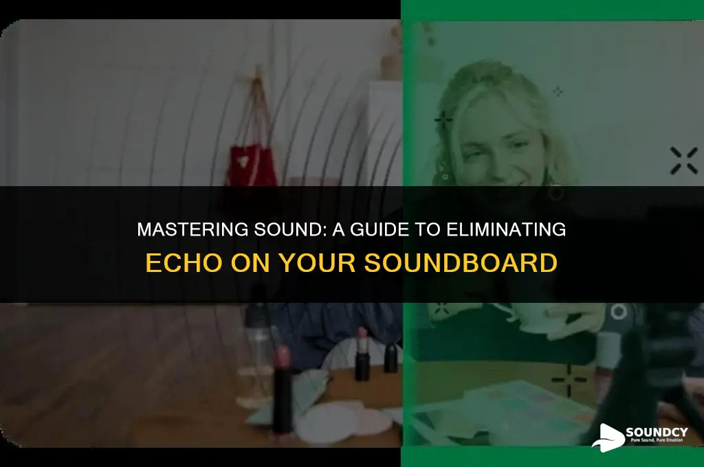 how to remove an echo with a sound board