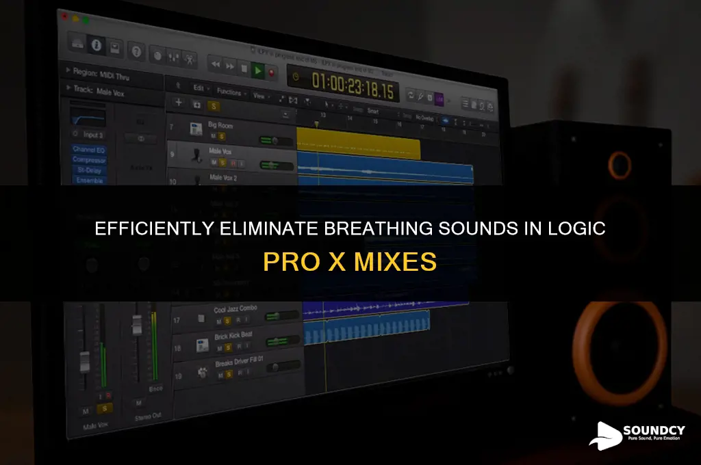 how to remove breathe sound logic pro x miix