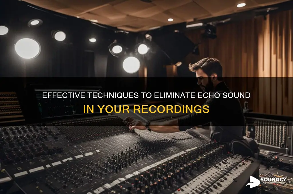 how to remove echo sound