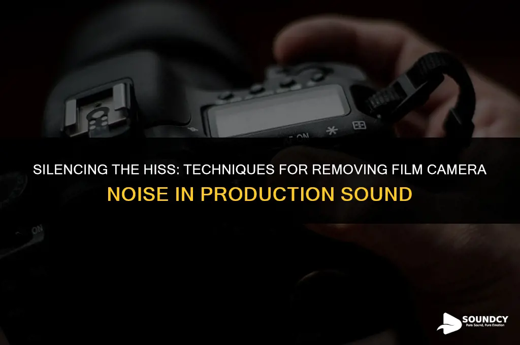 how to remove film camera noise in production sound