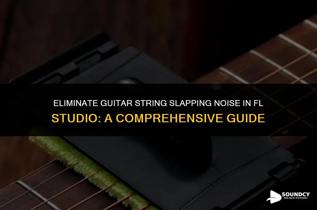 how to remove guitar string slapping sound fl stuido