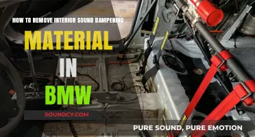 Revamping Your BMW's Acoustics: A Guide to Removing Sound Dampening Material