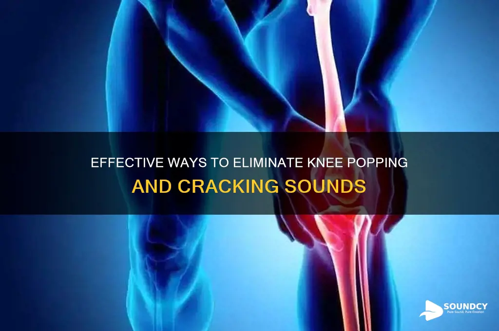 how to remove knee sound