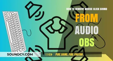 Silencing Clicks: A Guide to Removing Mouse Sounds in OBS Audio