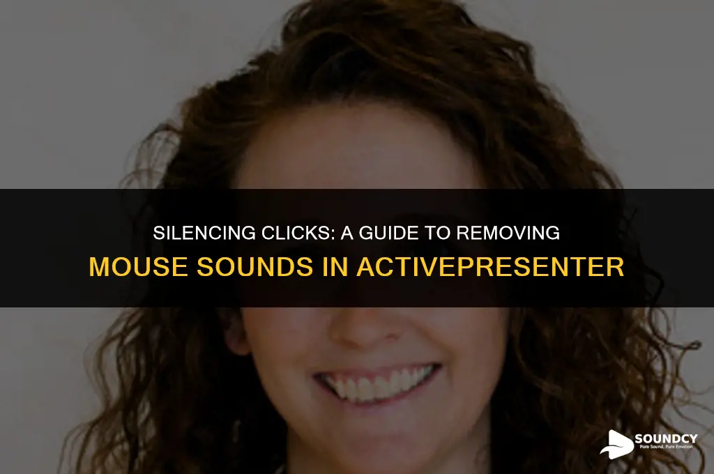 how to remove mouse click sounds in active presenter