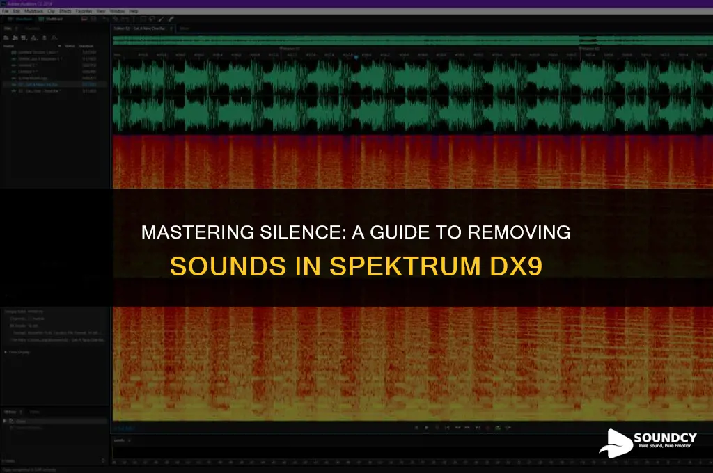 how to remove or delete sounds in spektrum dx9