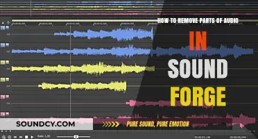 Efficiently Editing Audio: Removing Sections in Sound Forge