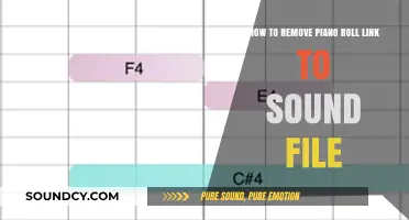 Unlinking Piano Roll from Sound File: A Step-by-Step Guide