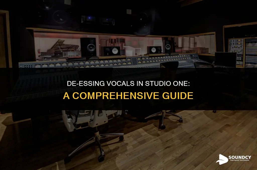 how to remove s sounds from vocals studio one