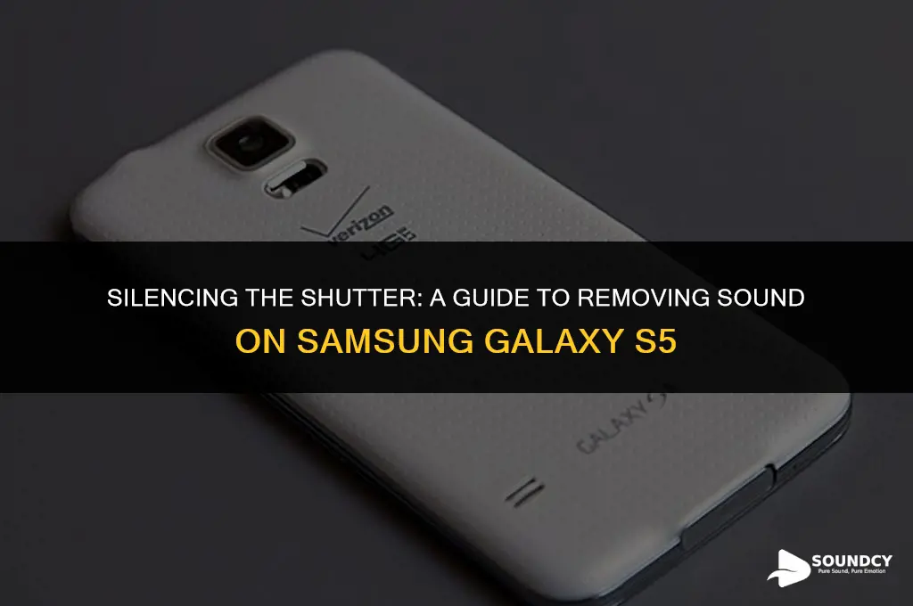 how to remove shutter sound in samsung galaxy s5