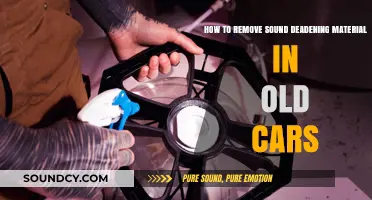 Reviving Your Ride: A Guide to Removing Old Sound Deadening Material