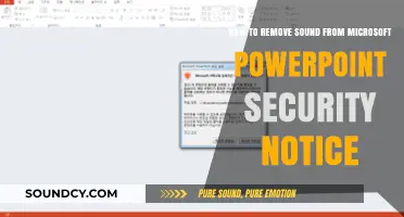 Silencing Security: A Guide to Removing Sound from PowerPoint Alerts