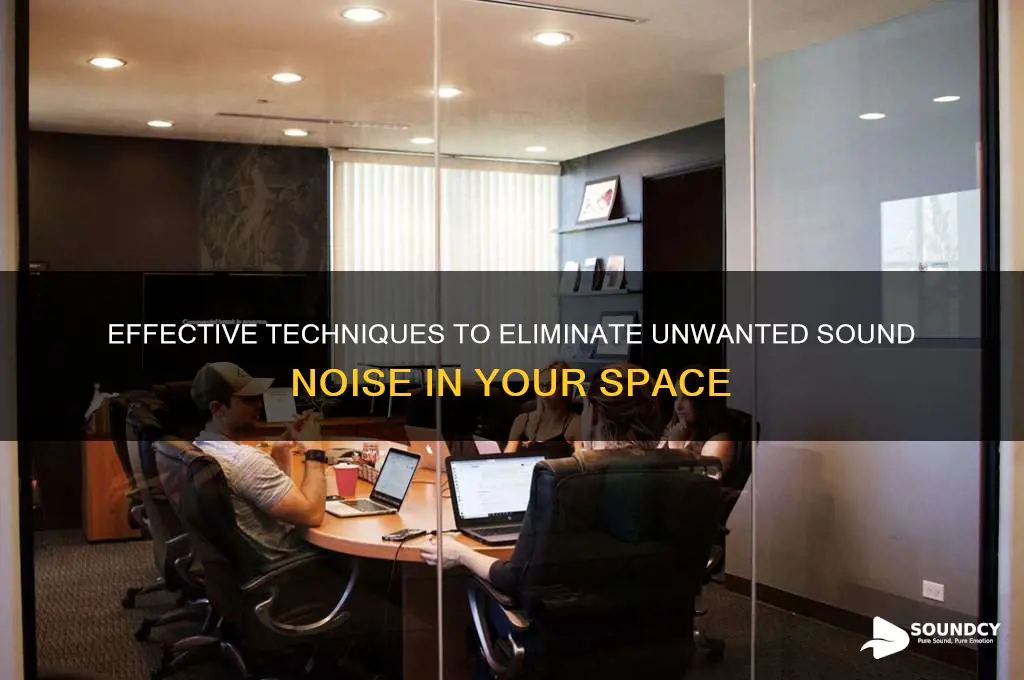 how to remove sound noise
