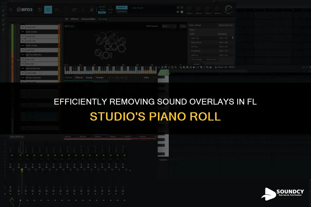 how to remove sound overlay fl studio piano roll