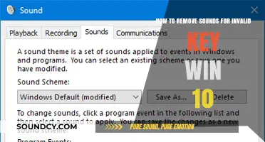 Silencing Invalid Key Sounds on Windows 10: A Step-by-Step Guide