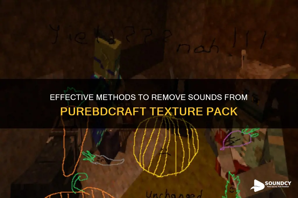 how to remove sounds purebdcraft