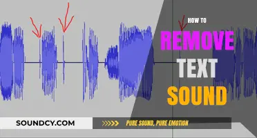 Effective Techniques to Remove Text Sound from Audio Files