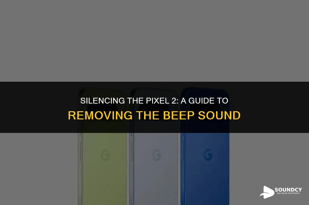 how to remove the beep sound on pixel 2