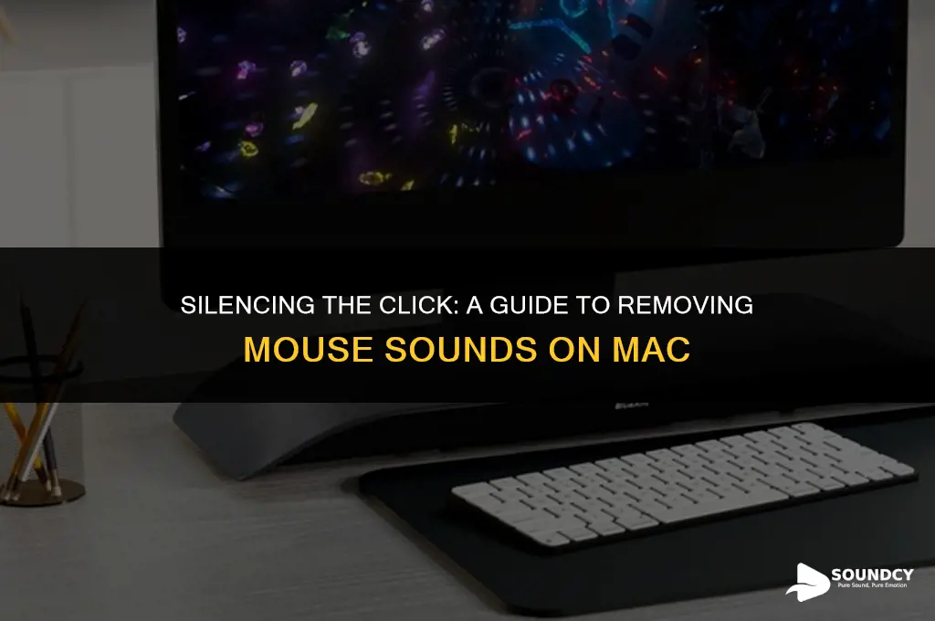 how to remove the clicking sound of mouse mac