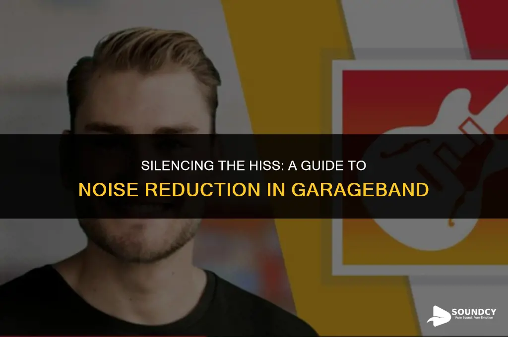 how to remove the hiss sound from garage band