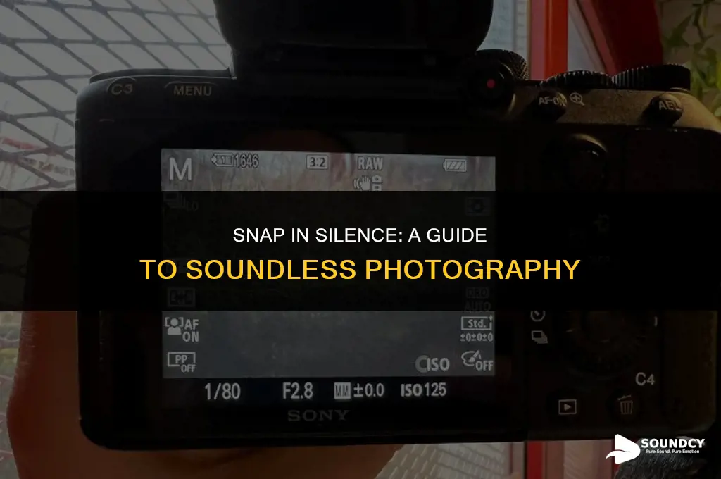 how to remove the sound when taking a picture