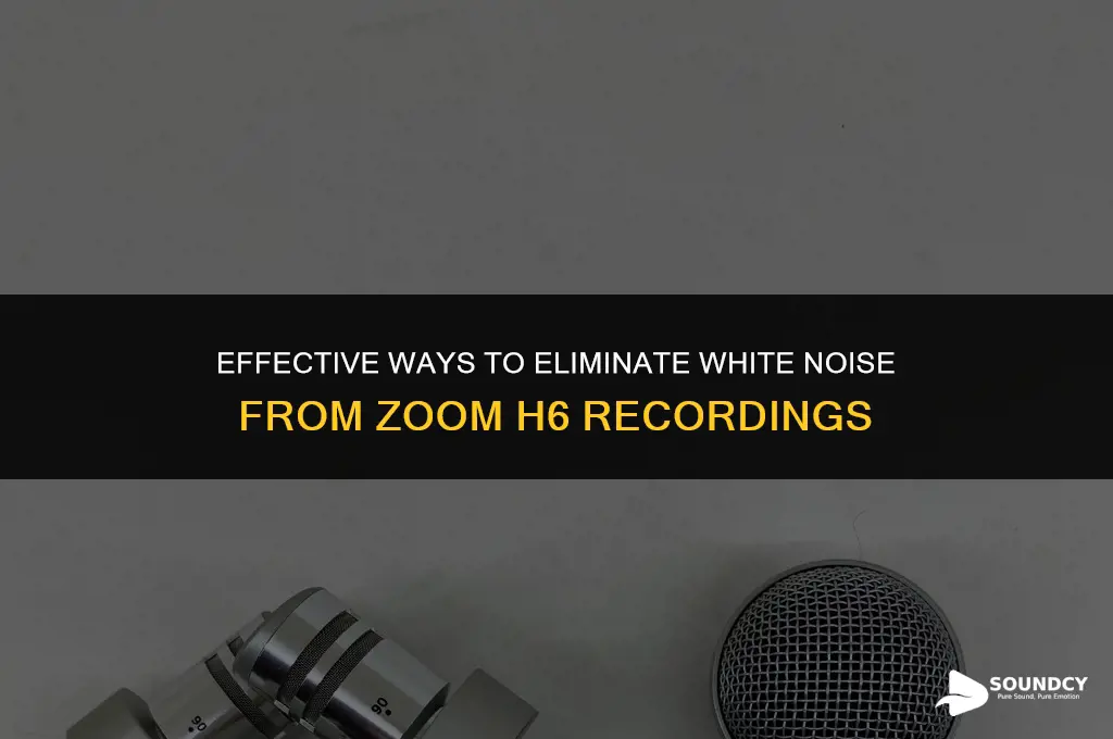 how to remove white noise sound from zoom h6