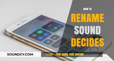 Renaming Sound Devices: A Step-by-Step Guide for Easy Identification