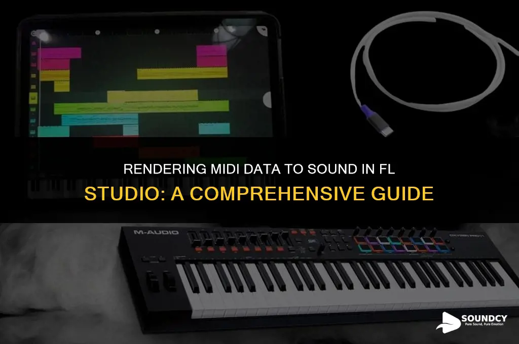 how to render midi data to sound fl studios