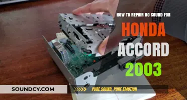 Reviving Tunes: A Guide to Fixing No Sound in Your 2003 Honda Accord