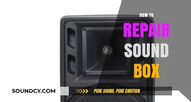 Easy DIY Guide to Fixing Your Sound Box at Home