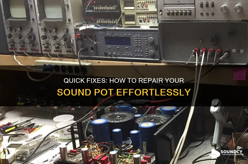 how to repair sound pott
