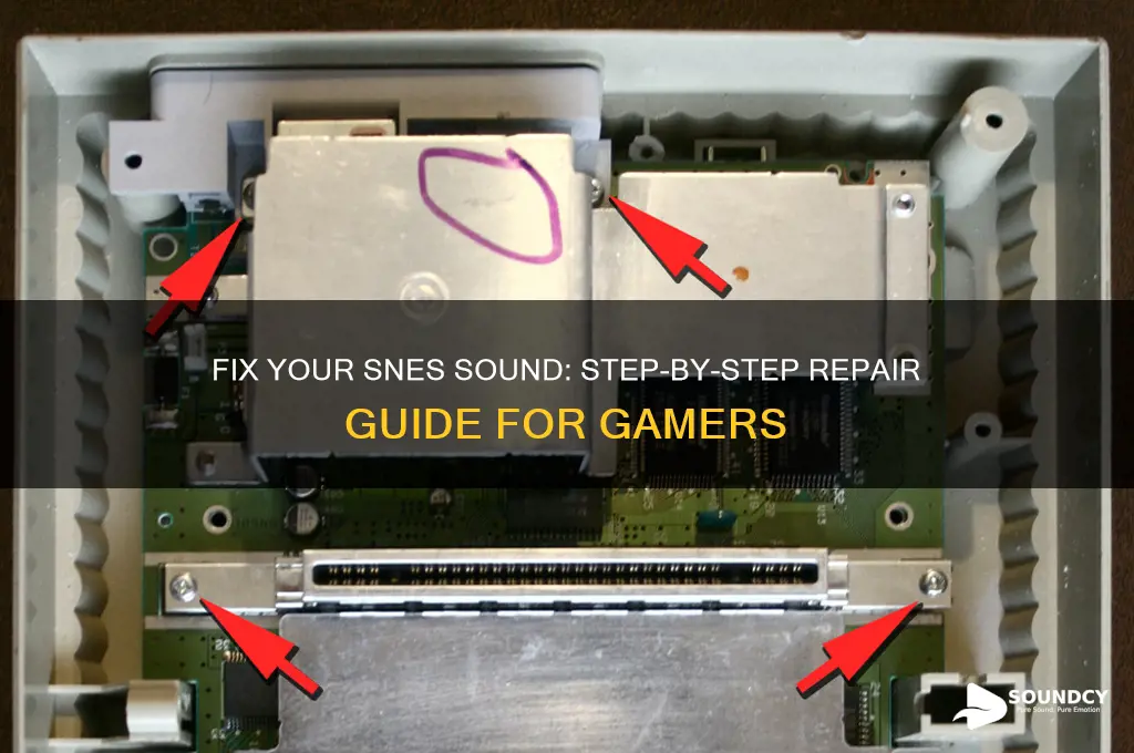 how to repair sound snes