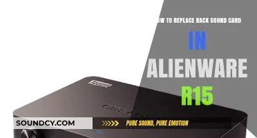 Alienware R15 Back Sound Card Replacement Guide: Easy Steps