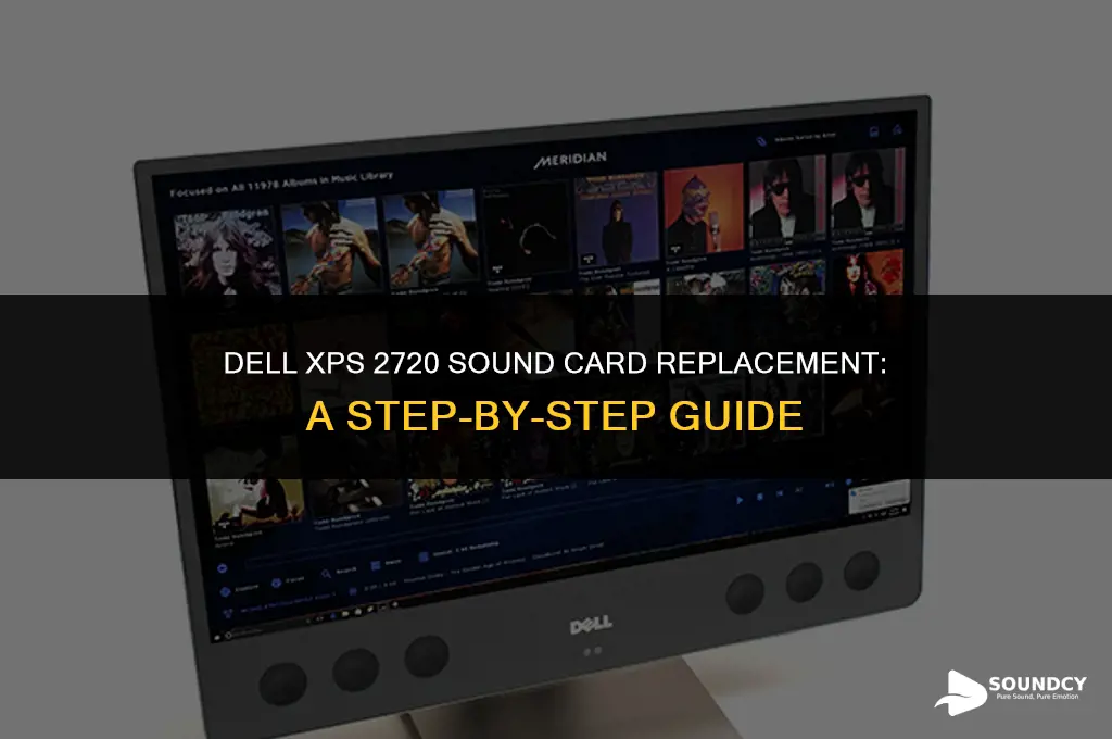 how to replace sound card on dell xps 2720