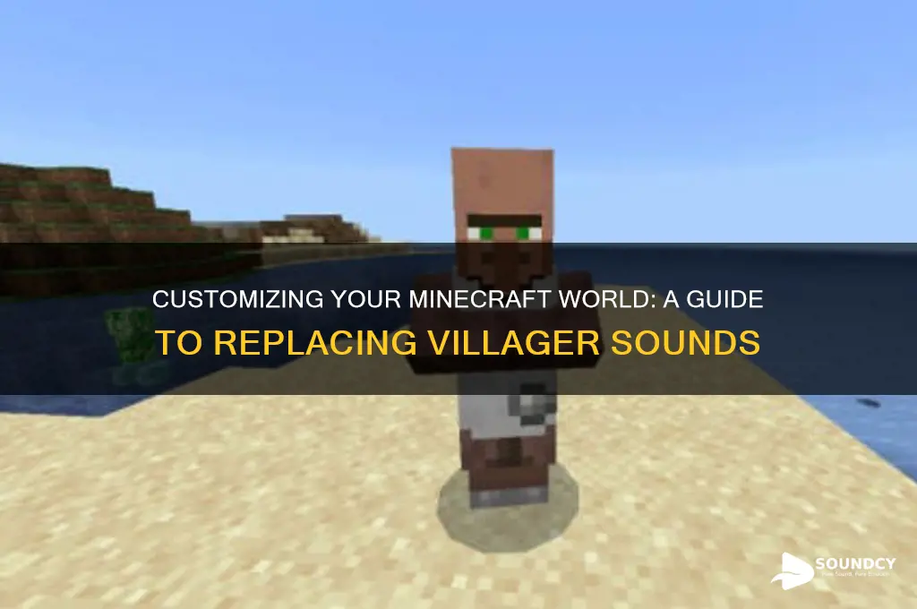 how to replace villager sounds