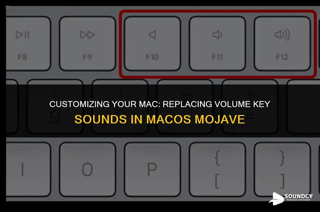 how to replace volume key sound in macos mojave