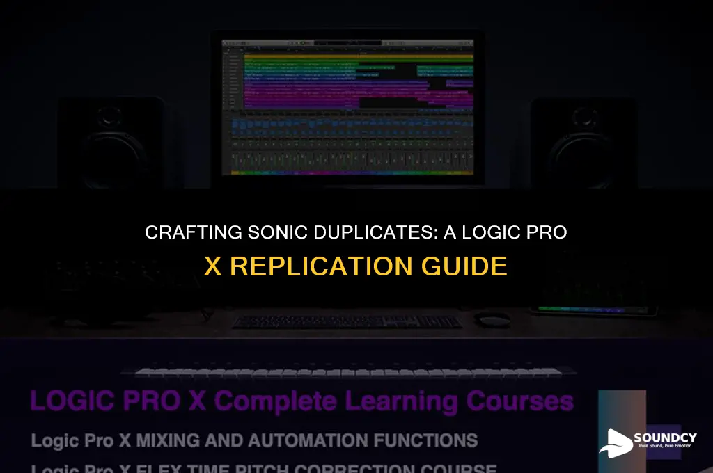 how to replicate a sound in logic pro x
