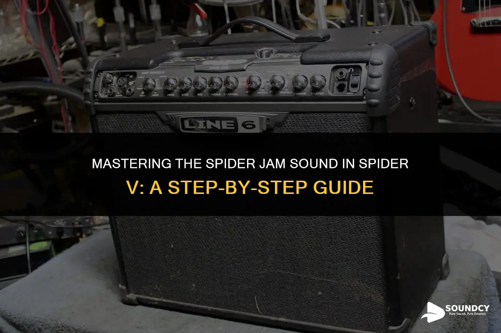 how to replicate spider jam sound in spider v