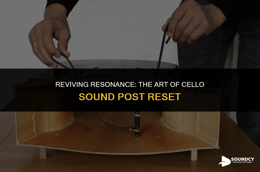 how to reset a sound post in a cello