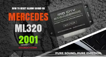 Resetting the Alarm Sound on a 2001 Mercedes ML320: A Step-by-Step Guide