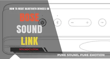 Troubleshooting Bose SoundLink: A Guide to Resetting Bluetooth Devices