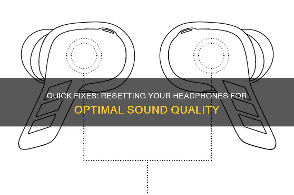 how to reset headphones sound