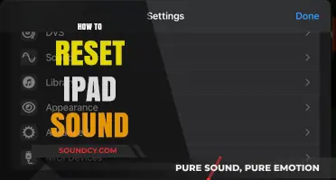 Quick Guide to Resetting Your iPad's Sound Settings Easily